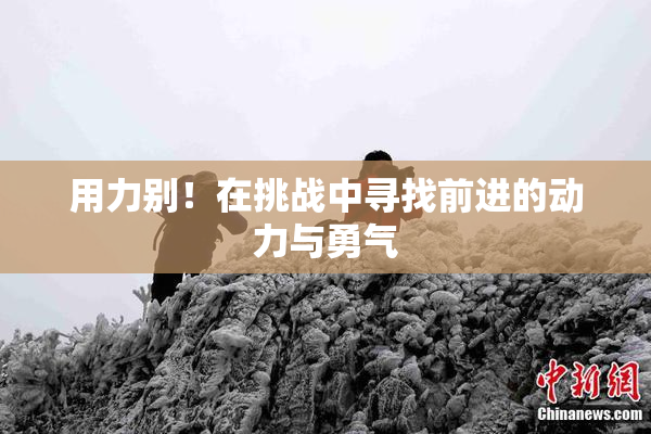 用力别！在挑战中寻找前进的动力与勇气