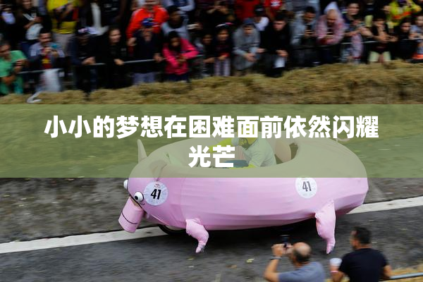 小小的梦想在困难面前依然闪耀光芒