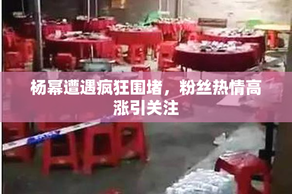 杨幂遭遇疯狂围堵，粉丝热情高涨引关注