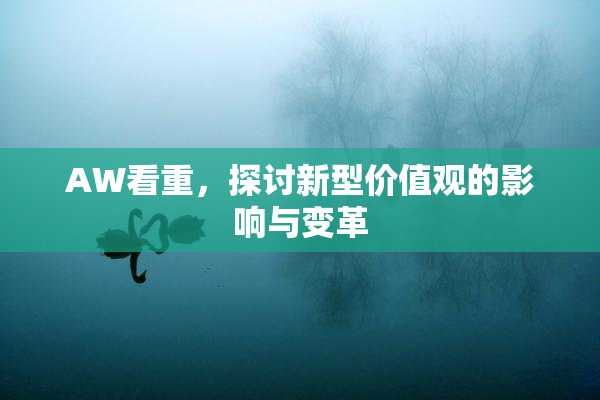 AW看重，探讨新型价值观的影响与变革