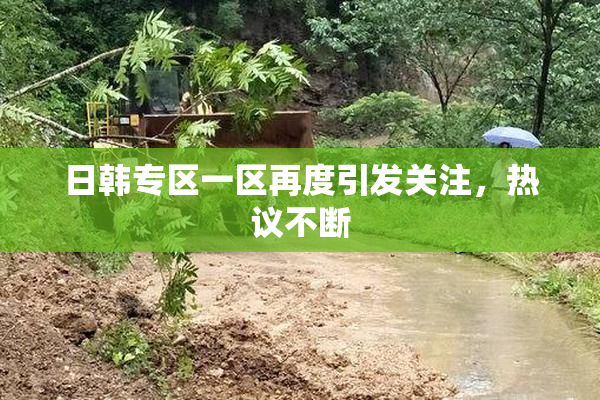 日韩专区一区再度引发关注，热议不断