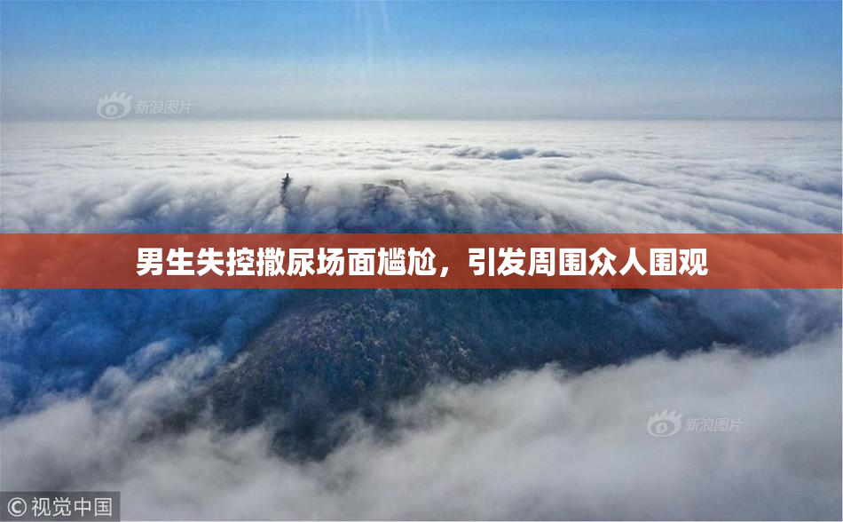 男生失控撒尿场面尴尬，引发周围众人围观