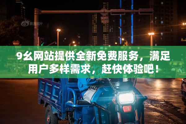 9幺网站提供全新免费服务，满足用户多样需求，赶快体验吧！