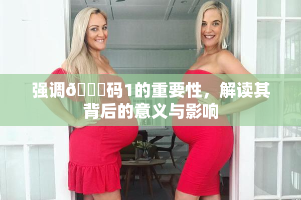 强调🈚码1的重要性，解读其背后的意义与影响