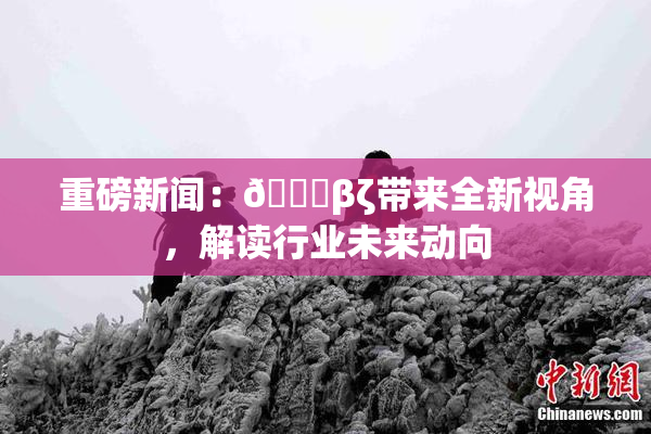 重磅新闻：👙βζ带来全新视角，解读行业未来动向