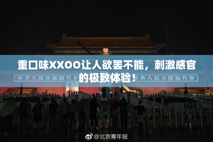 重口味XXOO让人欲罢不能，刺激感官的极致体验！
