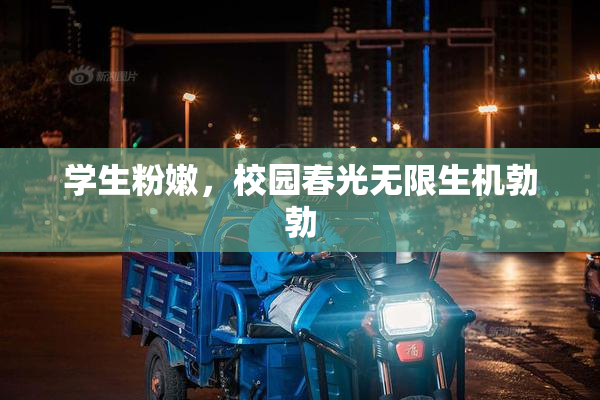 学生粉嫩，校园春光无限生机勃勃