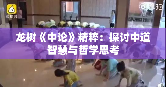 龙树《中论》精粹：探讨中道智慧与哲学思考
