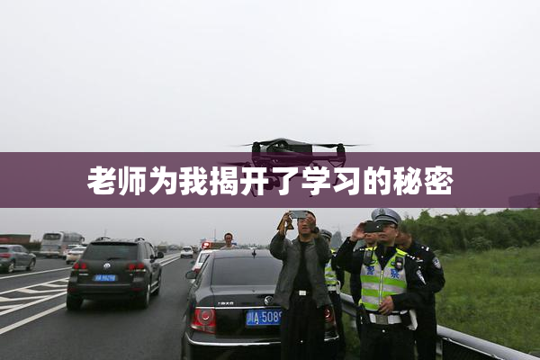 老师为我揭开了学习的秘密