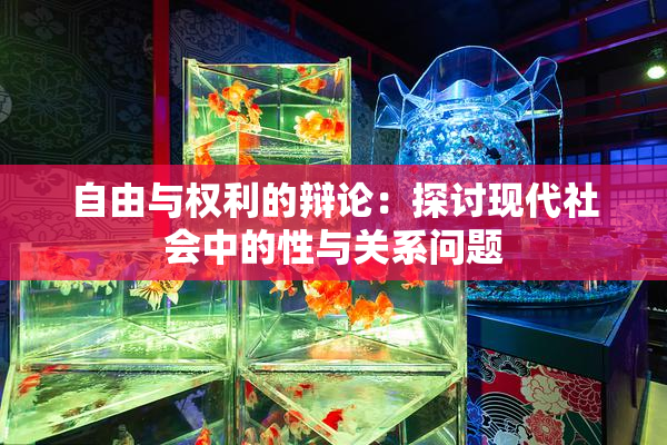 自由与权利的辩论：探讨现代社会中的性与关系问题