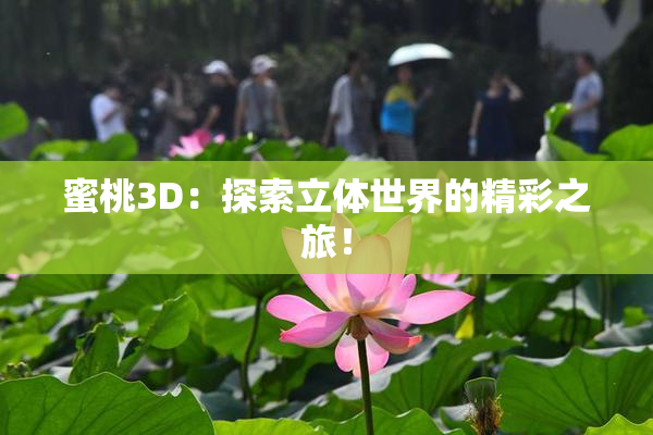 蜜桃3D：探索立体世界的精彩之旅！