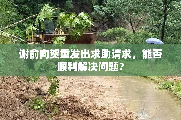 谢俞向贺重发出求助请求，能否顺利解决问题？