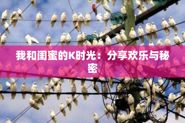 我和闺蜜的K时光：分享欢乐与秘密