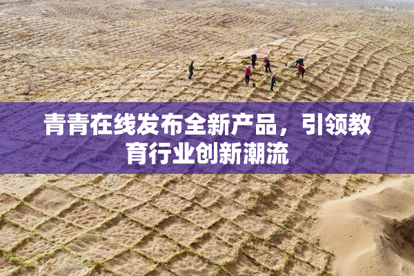 青青在线发布全新产品，引领教育行业创新潮流