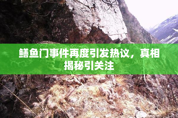 鳝鱼门事件再度引发热议，真相揭秘引关注